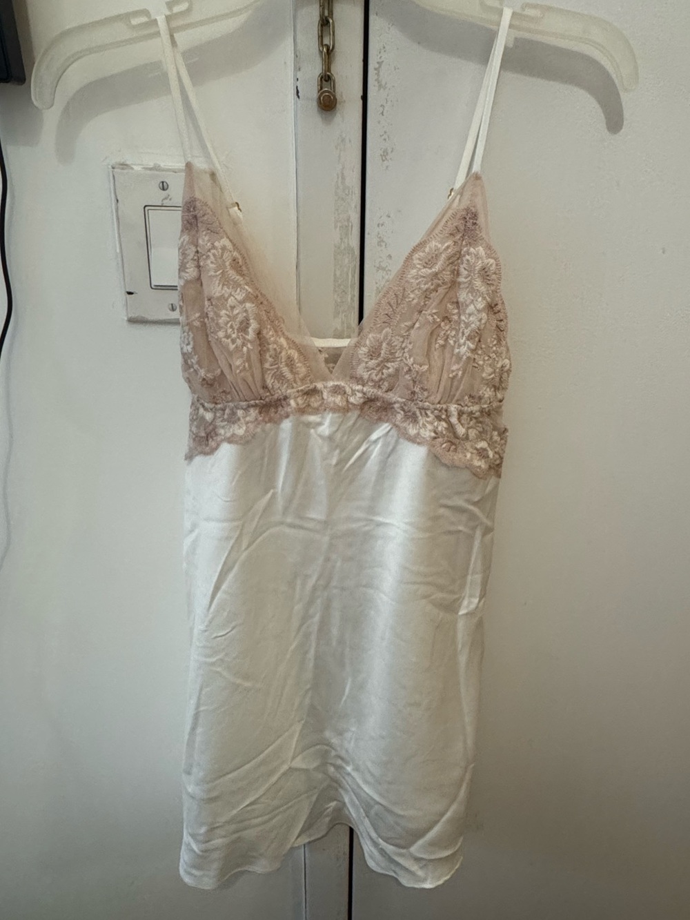 Flora Nikrooz Ivory White Sexy Pajama Slip